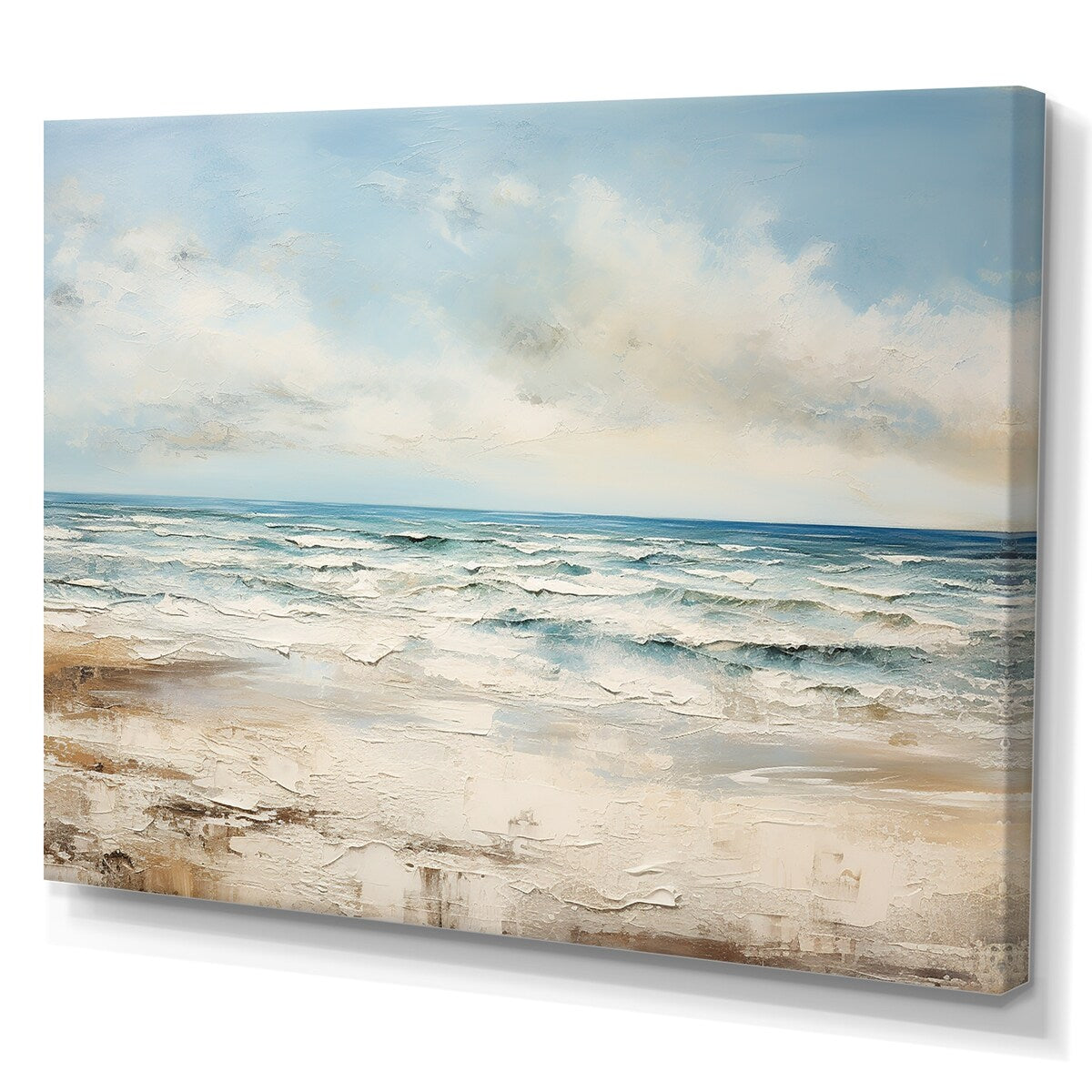 Designart "Normandys Beach In France III" France Wall Art