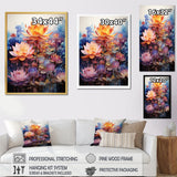 Designart "Orange Pink Buddhist Art Lotus Mandala" Buddhism Canvas Print