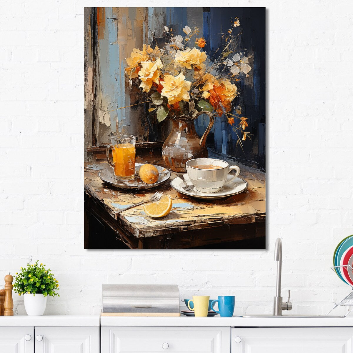 Designart "Parisien Coffee Reverie I" Coffee & Tea Wall Art