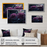 Designart "Pink Lotus Divine Resilience V" Floral Lotus Framed Wall Art For Living Room