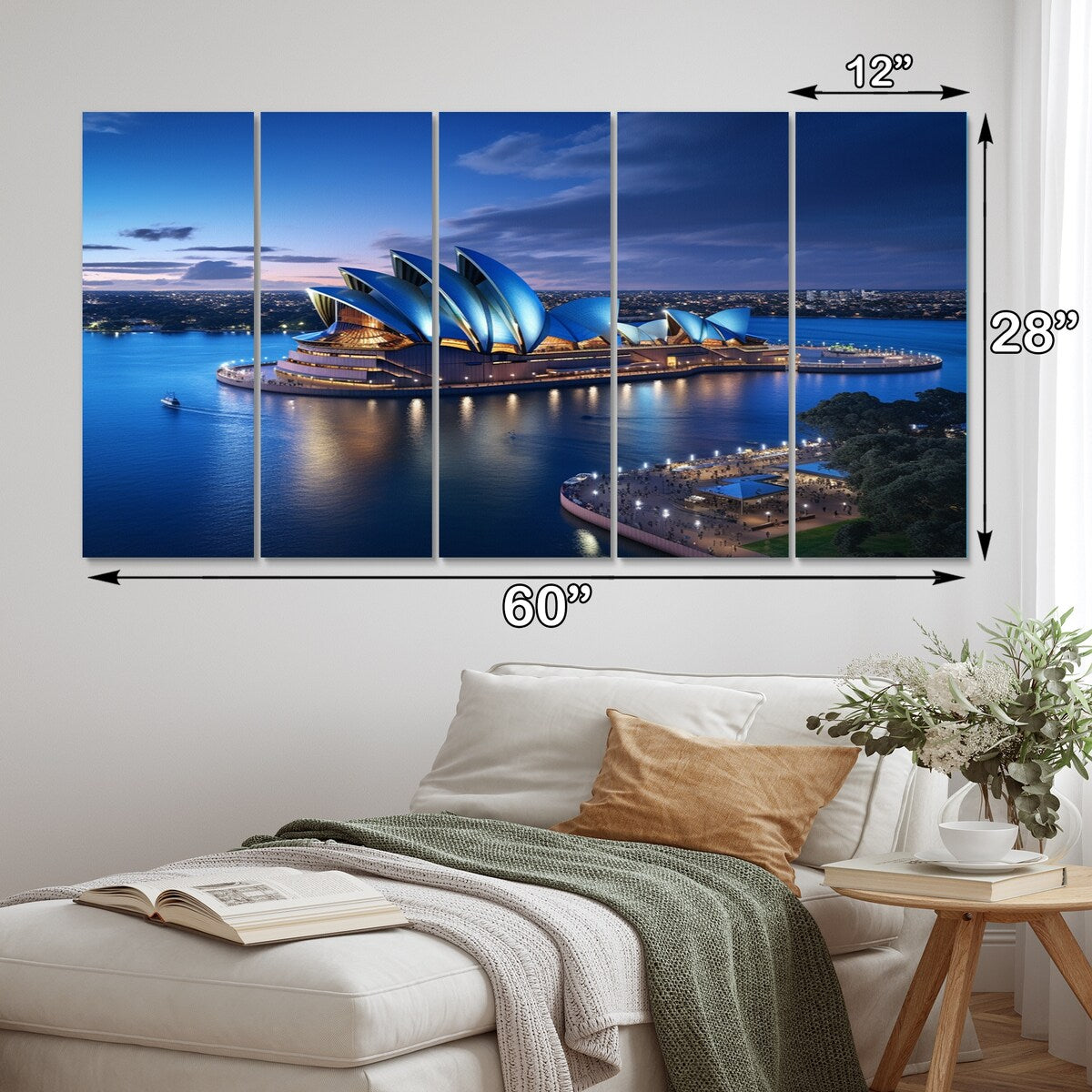 Designart "Pink and Teal Enchanted Spills" Abstract Multipanel Wall Decor set