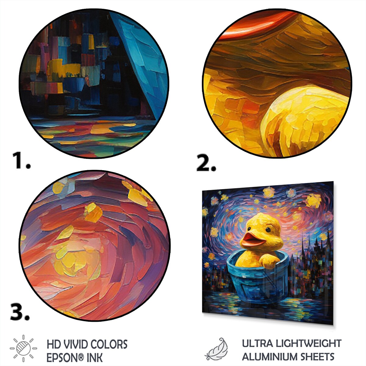 Designart "Playful Yellow Duck In Bathtub III" Bathroom Metal Wall Art Blue Metal Wall Décor Traditional Metal Art Work