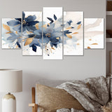 Designart "Purple Lilacs Fragrant Blossoms I" Floral Art Living Room Set