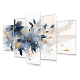 Designart "Purple Lilacs Fragrant Blossoms I" Floral Art Living Room Set