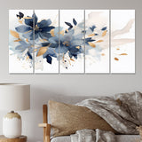 Designart "Purple Lilacs Fragrant Blossoms I" Floral Art Living Room Set