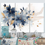 Designart "Purple Lilacs Fragrant Blossoms I" Floral Art Living Room Set