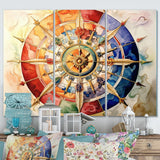 Designart "Religious Wheel Of Dharma" Hinduisim Art Living Room Set