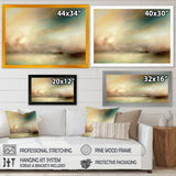 Designart "Sailboat During Exotic Sunset III" Coastal Boat Framed Art Print