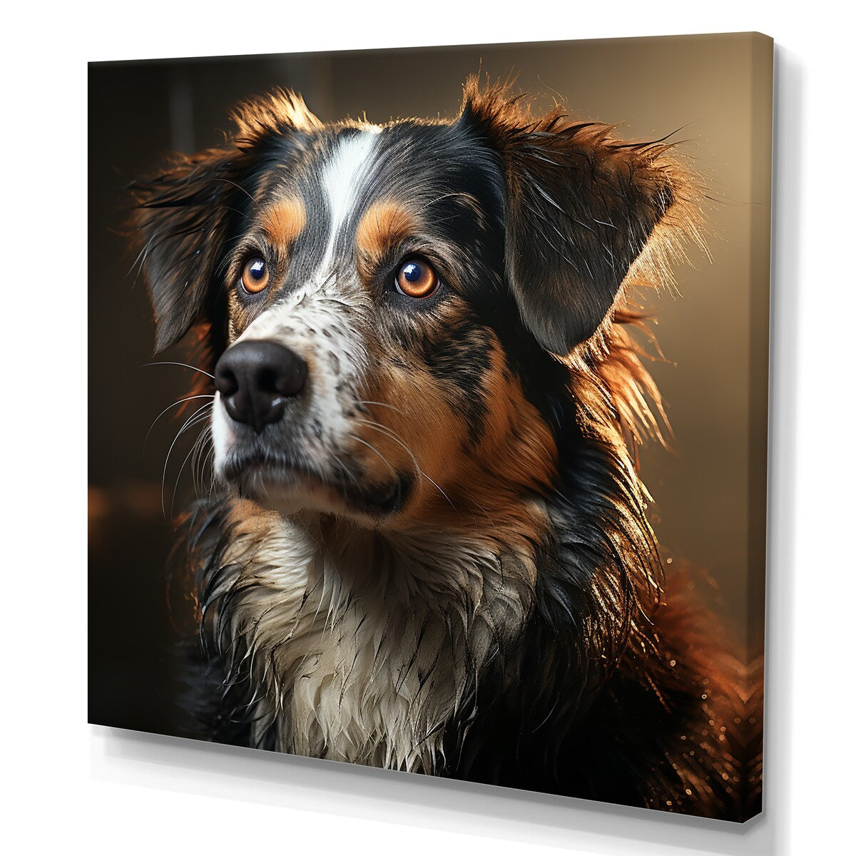 Designart "Saint Bernard Serenity " Dog Wall Art