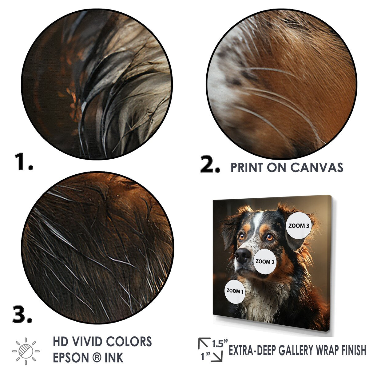 Designart "Saint Bernard Serenity " Dog Wall Art