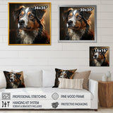 Designart "Saint Bernard Serenity " Dog Wall Art