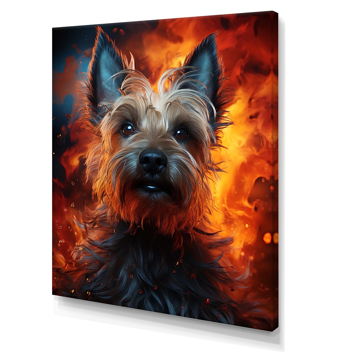 Designart "Scottish Terrier Spirit" Dog Wall Art