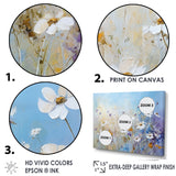 Designart "Seasonal Flowers Farmhouse Charm I" Seasonal Flowers Wall Art