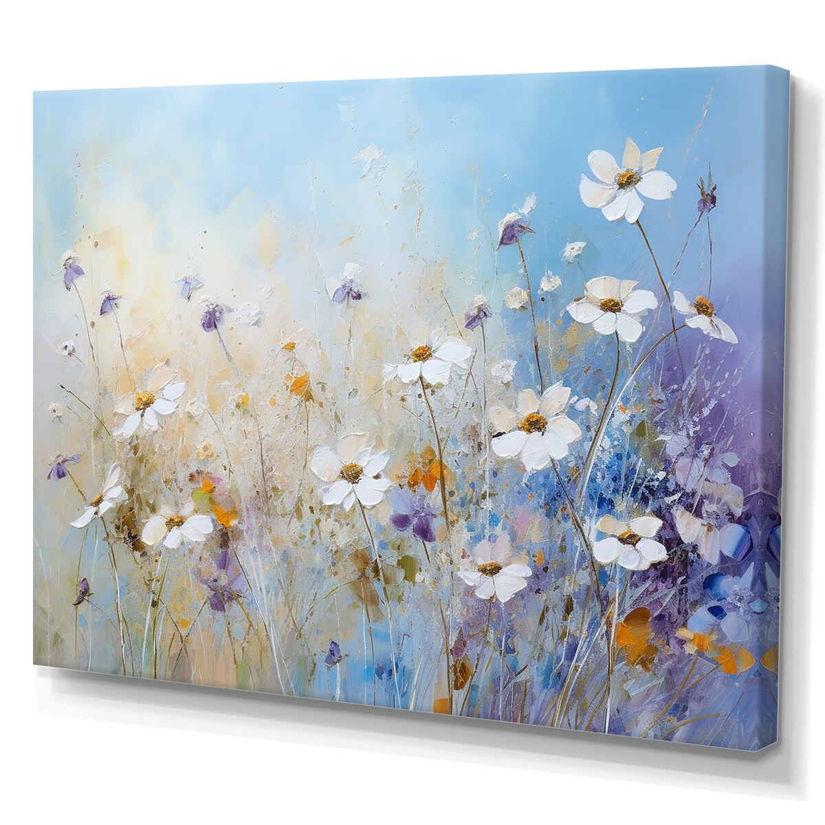 Designart "Seasonal Flowers Farmhouse Charm I" Seasonal Flowers Wall Art