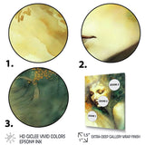 Designart "Sensual Woman Impression Watercolor I" Woman Portrait Canvas Art Print - 3 Panels