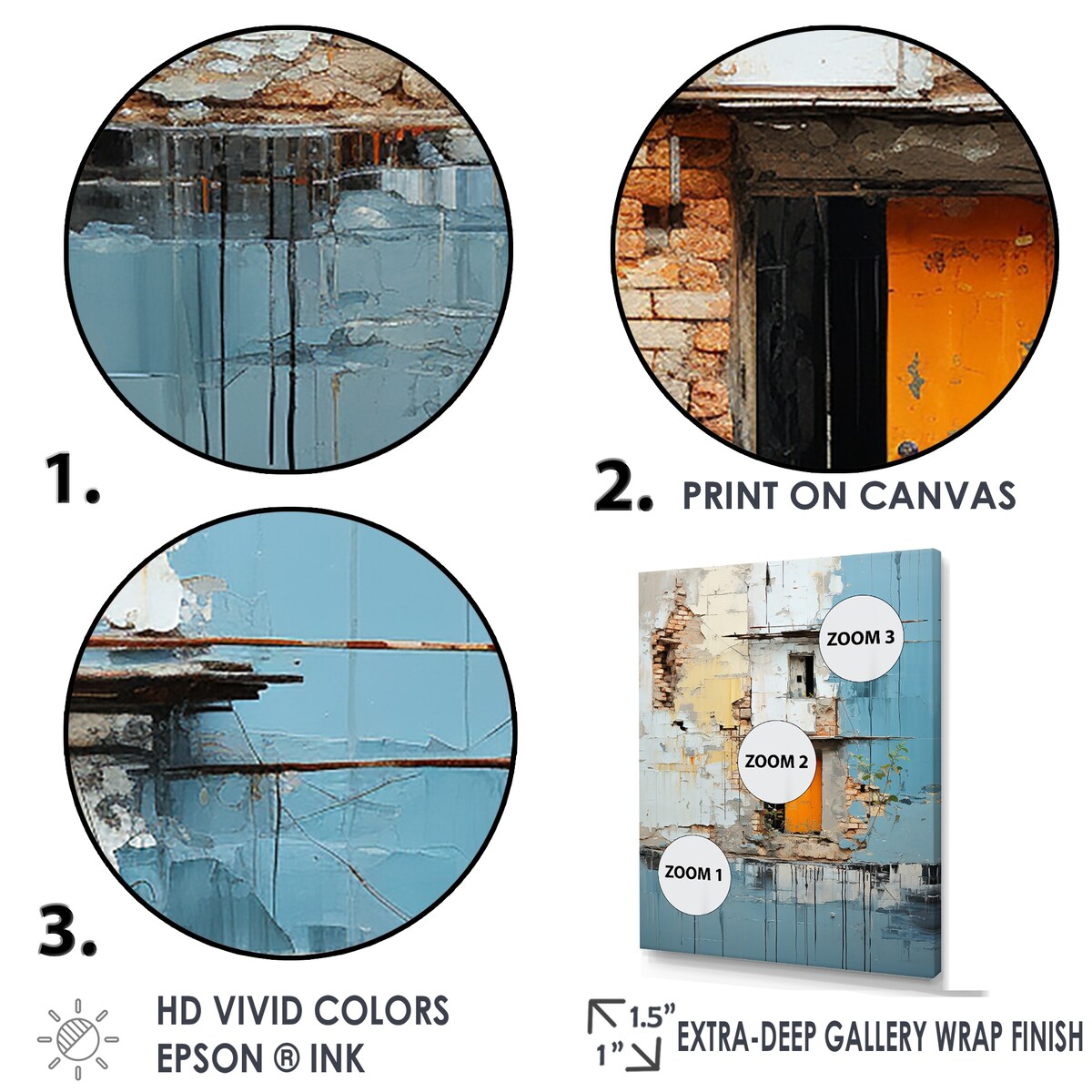 Designart "Serenity In Factory Industry" Factories Framed Canvas Wall Art