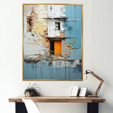 Designart "Serenity In Factory Industry" Factories Framed Canvas Wall Art