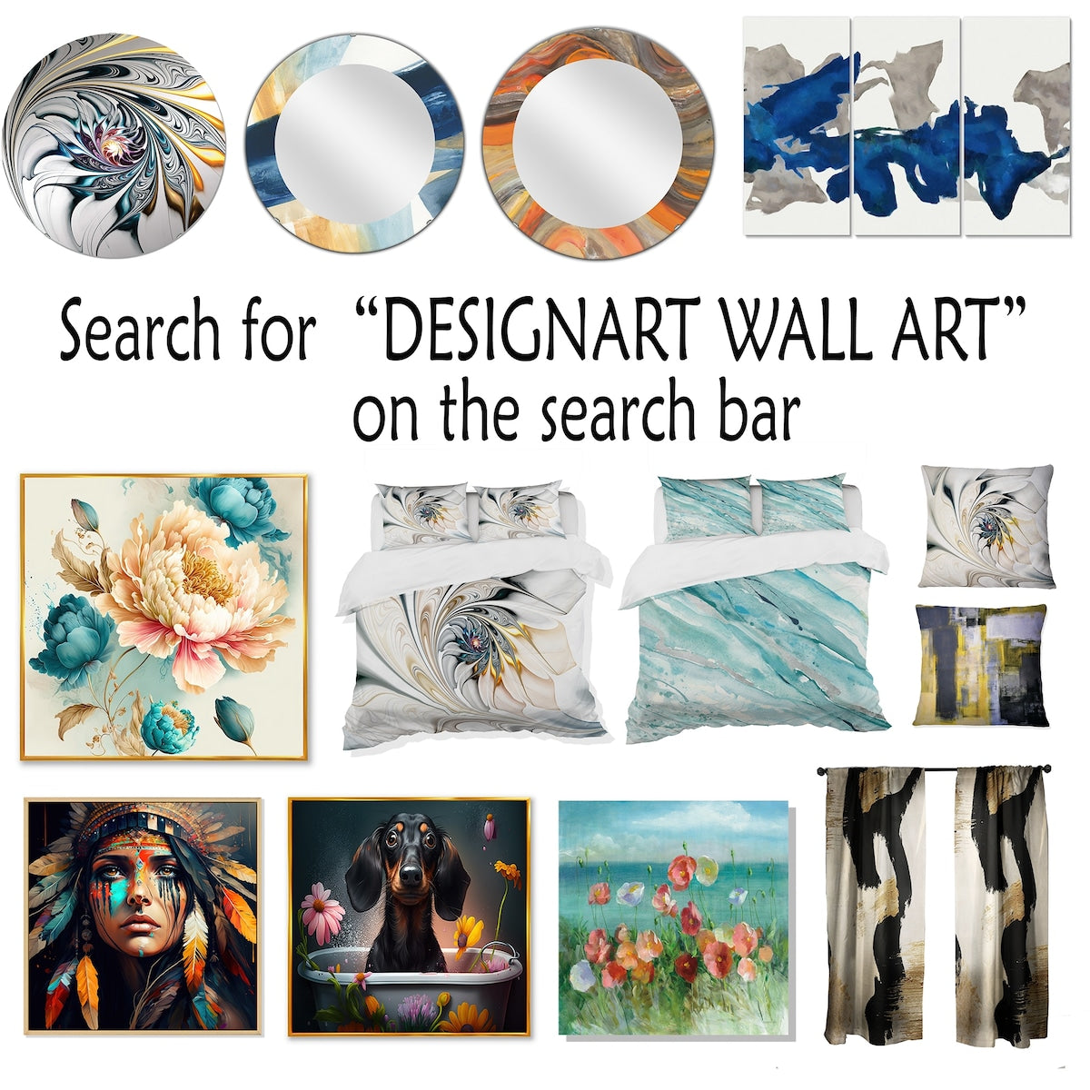 Designart "Solid Marble Paint Artwork Ii" Abstract Marble Framed Canvas Prints
