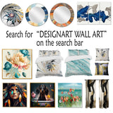 Designart "Solid Marble Paint Artwork Ii" Abstract Marble Framed Canvas Prints