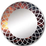Designart "Sunset Montain Retreat I" Landscapes Modern Wall Mirror
