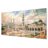 Designart "The Prophets Mosque Religious II" Islamism Metal Wall Decor Set