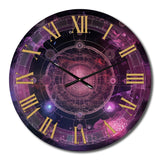 Designart "Third Eye Chakra Mystical Circle II" Christianism Oversized Wall Clock