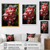 Designart "Tranquil Pink And White Orchids II" Orchids Wall Decor Pink - Traditional Entryway Framed Wall Art Print