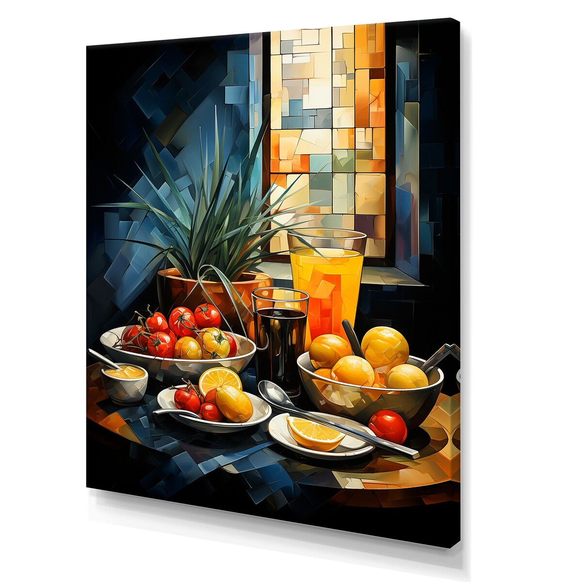 Designart "Vegetable And Fruit Global Palette Cuisine" International Cuisine Wall Art