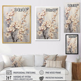 Designart "White Dogwood Blossom Escape VII" Dogwood Wall Art
