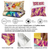 Designart 'Glam Collage II' Glam Bedding Set - Duvet Cover & Shams
