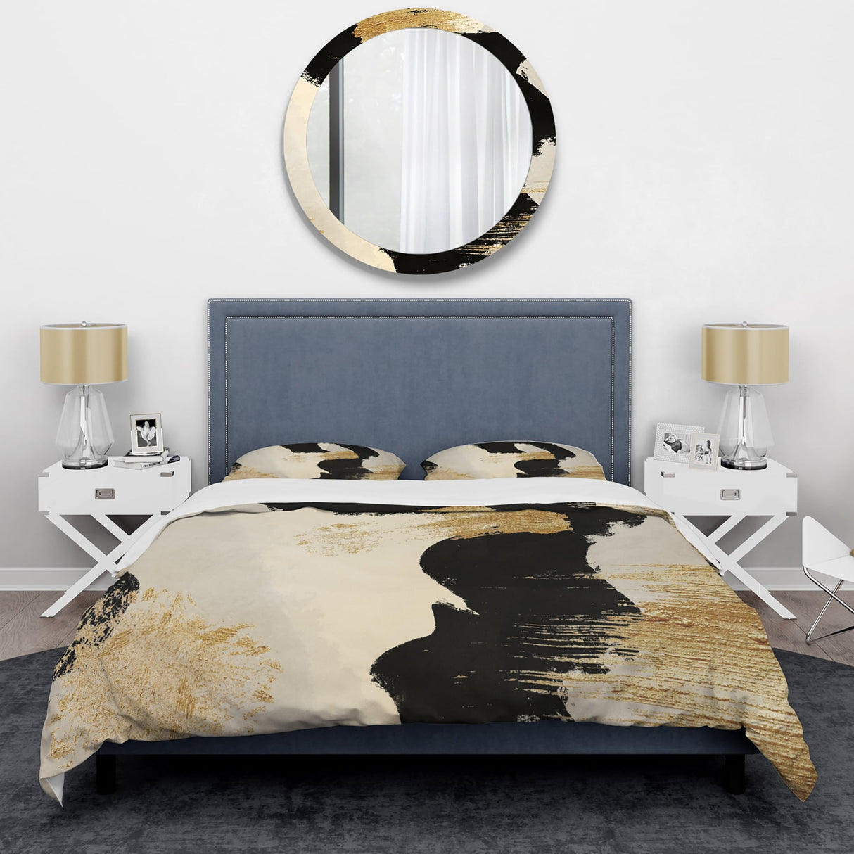 Designart 'Glam Collage II' Glam Bedding Set - Duvet Cover & Shams