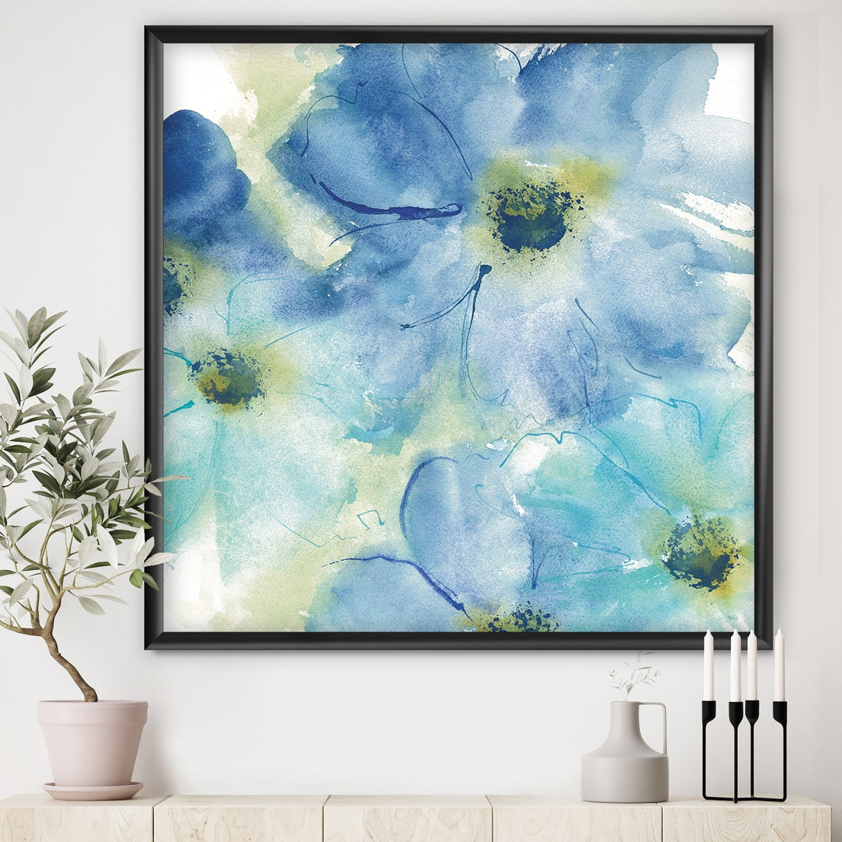 Designart "Seashell Cosmos I" Cabin & Lodge Framed Art Print