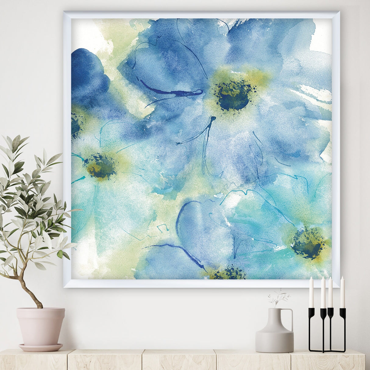 Designart "Seashell Cosmos I" Cabin & Lodge Framed Art Print