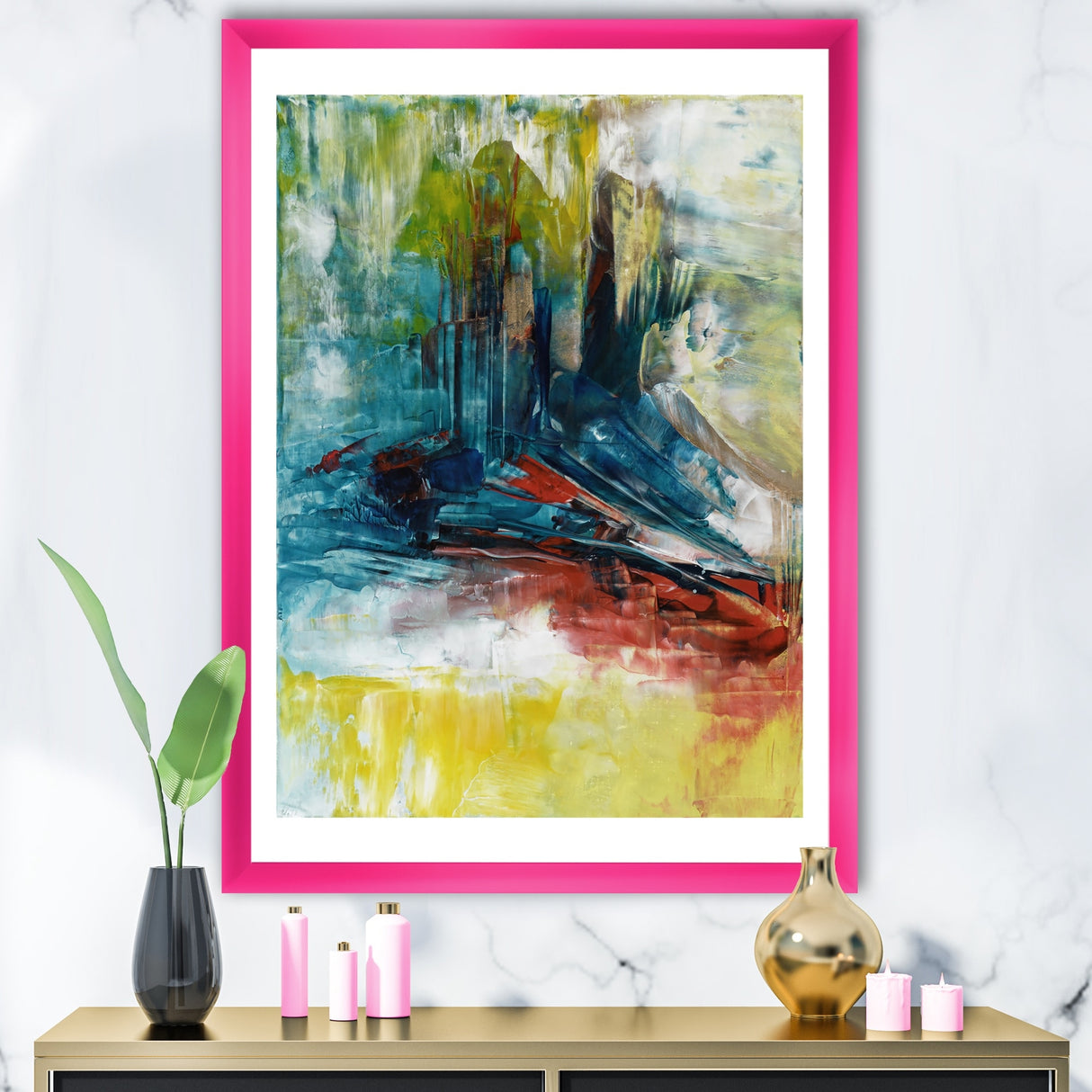 Designart "The Last Frontier" Modern & Contemporary Framed Art Print