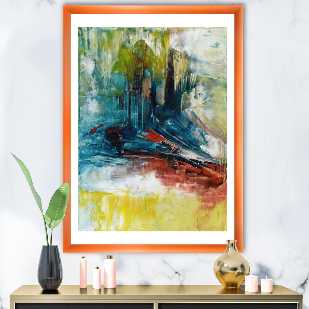 Designart "The Last Frontier" Modern & Contemporary Framed Art Print
