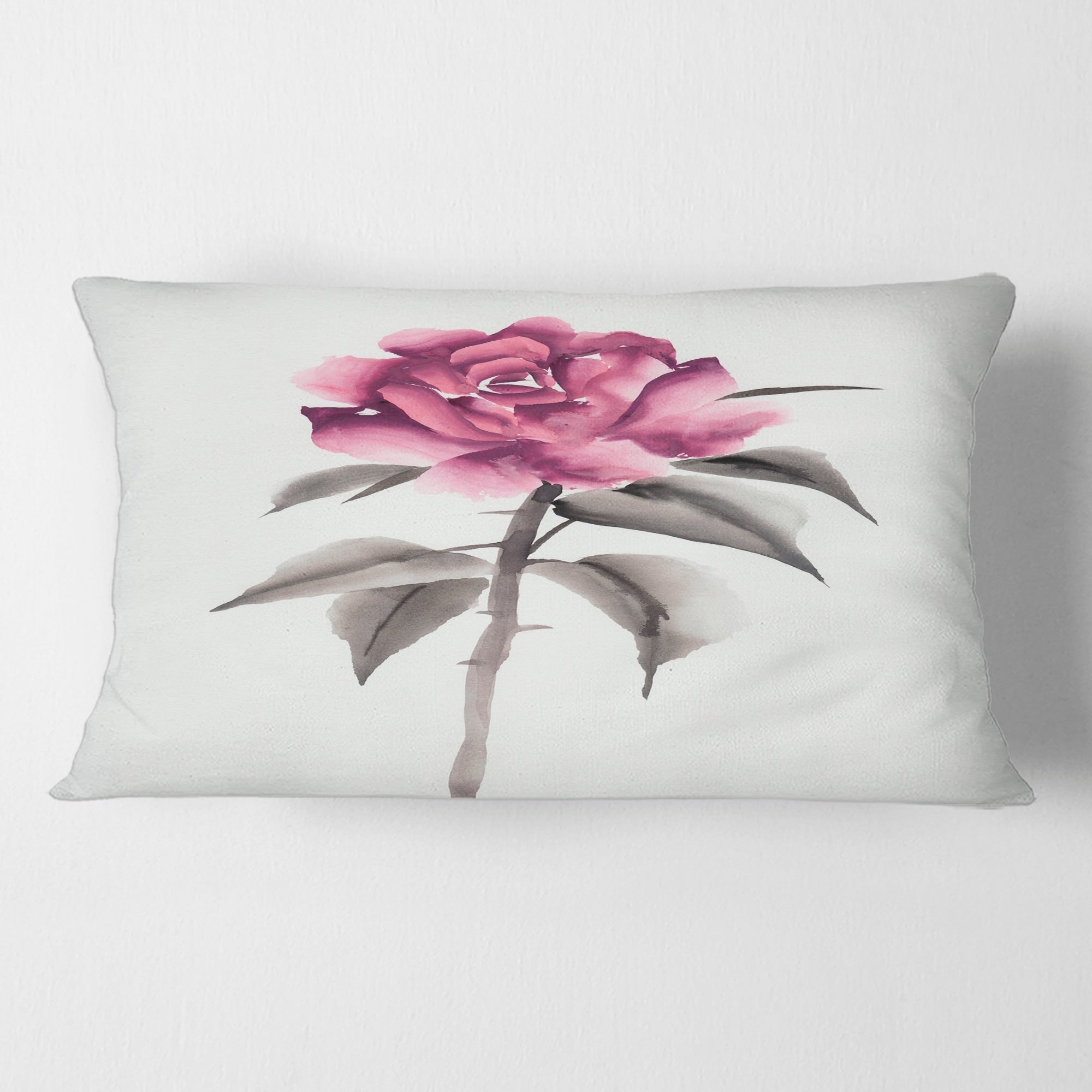 Rose color throw pillows on sale