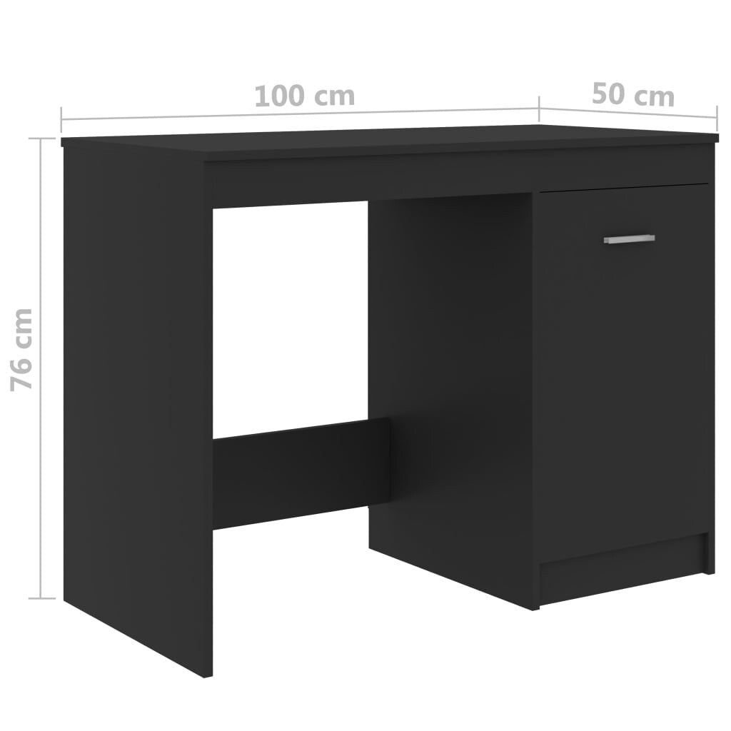 Desk Gray 39.4"x19.7"x29.9" Chipboard