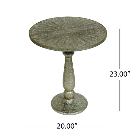 Desmet Iron Accent Table by Christopher Knight Home