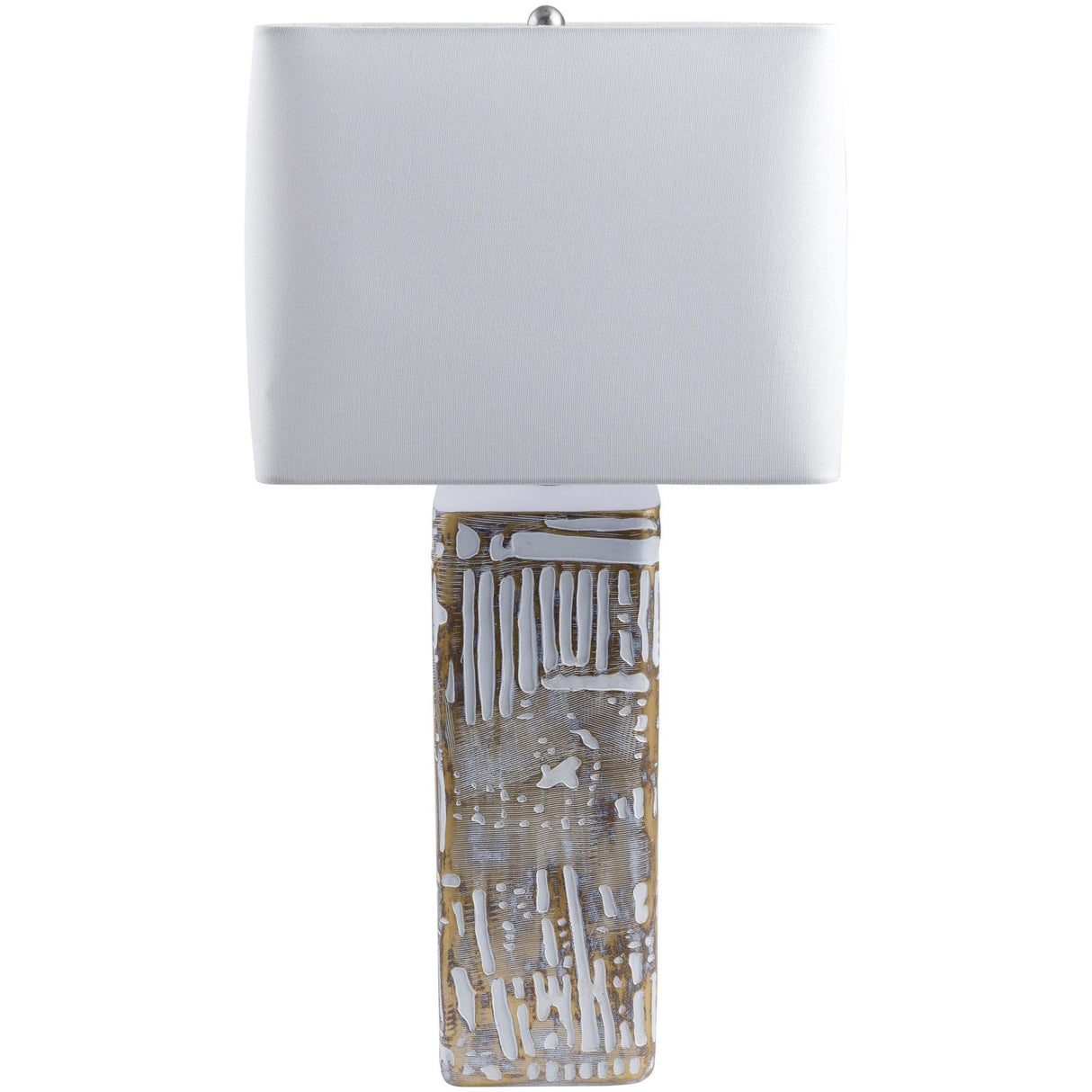 Desmond Global Tan Accent Table Lamp - 27"H x 13"W x 13"D