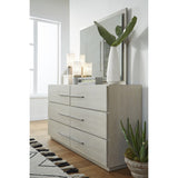 Destination Six Drawer Dresser in Cotton Grey