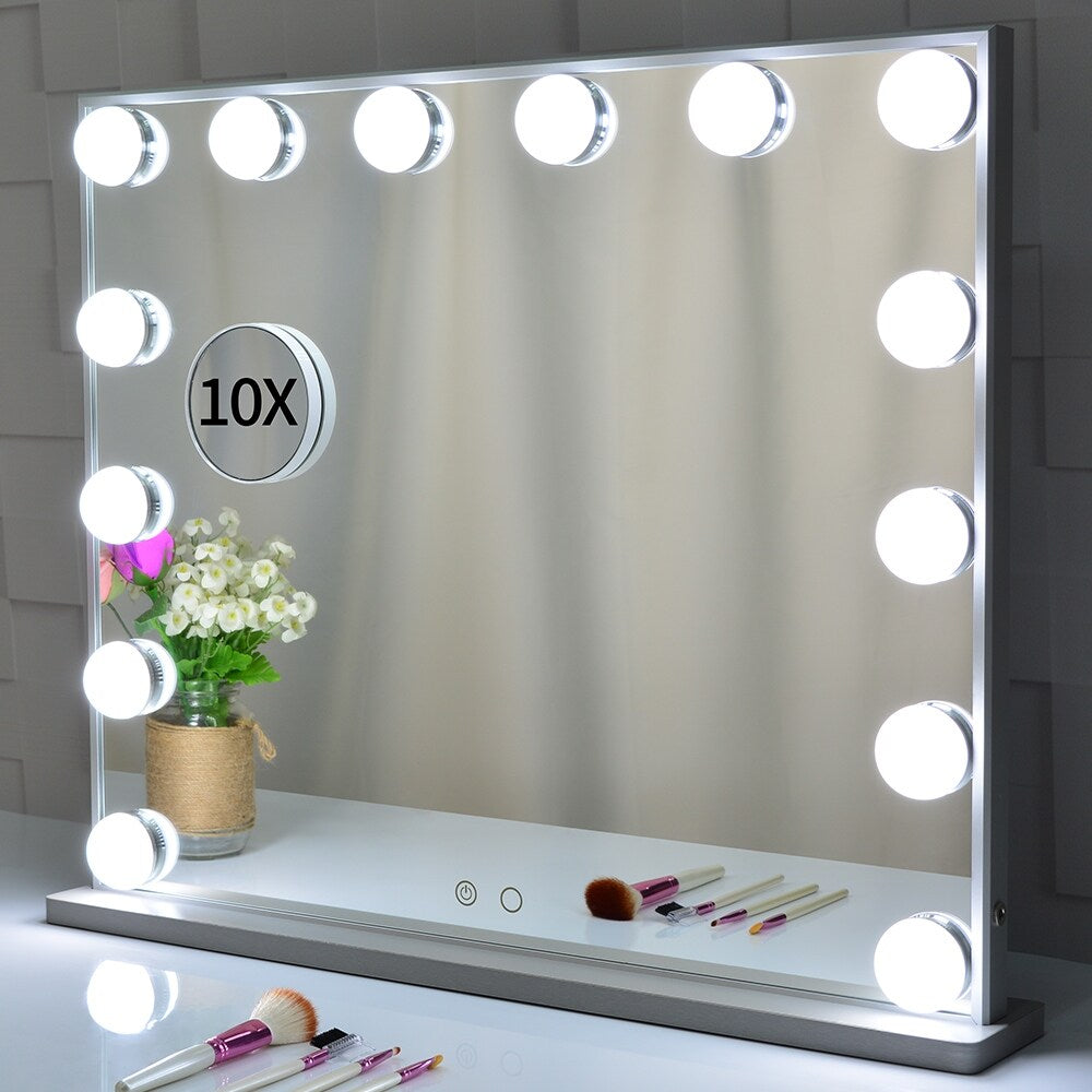 Detachable 10X Magnification Cosmetic Mirror - 23.62''(L) x 19.69''(W)