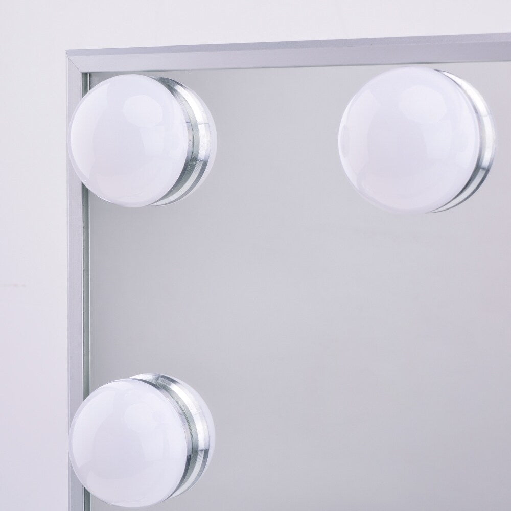 Detachable 10X Magnification Cosmetic Mirror - 23.62''(L) x 19.69''(W)