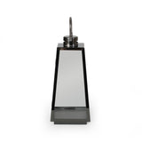 Detroit 15" Modern Stainless Steel Lantern (Set of 2) by Christopher Knight Home - 6.75" L x 6.75" W x 15.00" H