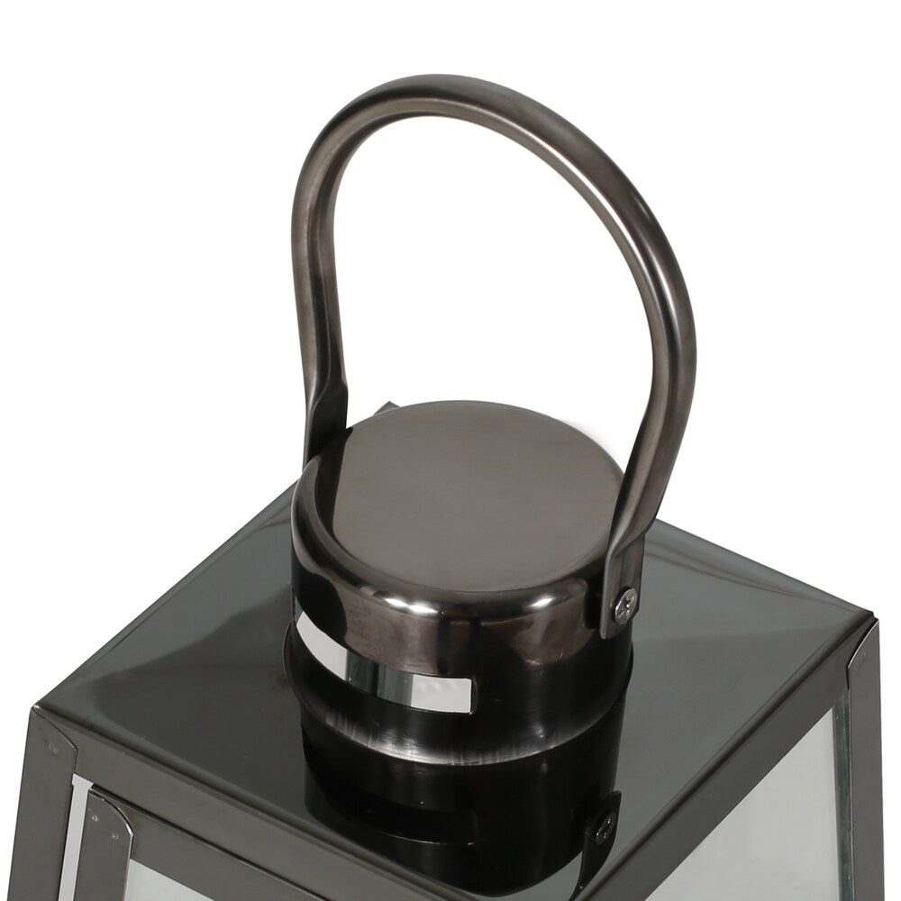 Detroit Modern Outdoor 15" Stainless Steel Lantern by Christopher Knight Home