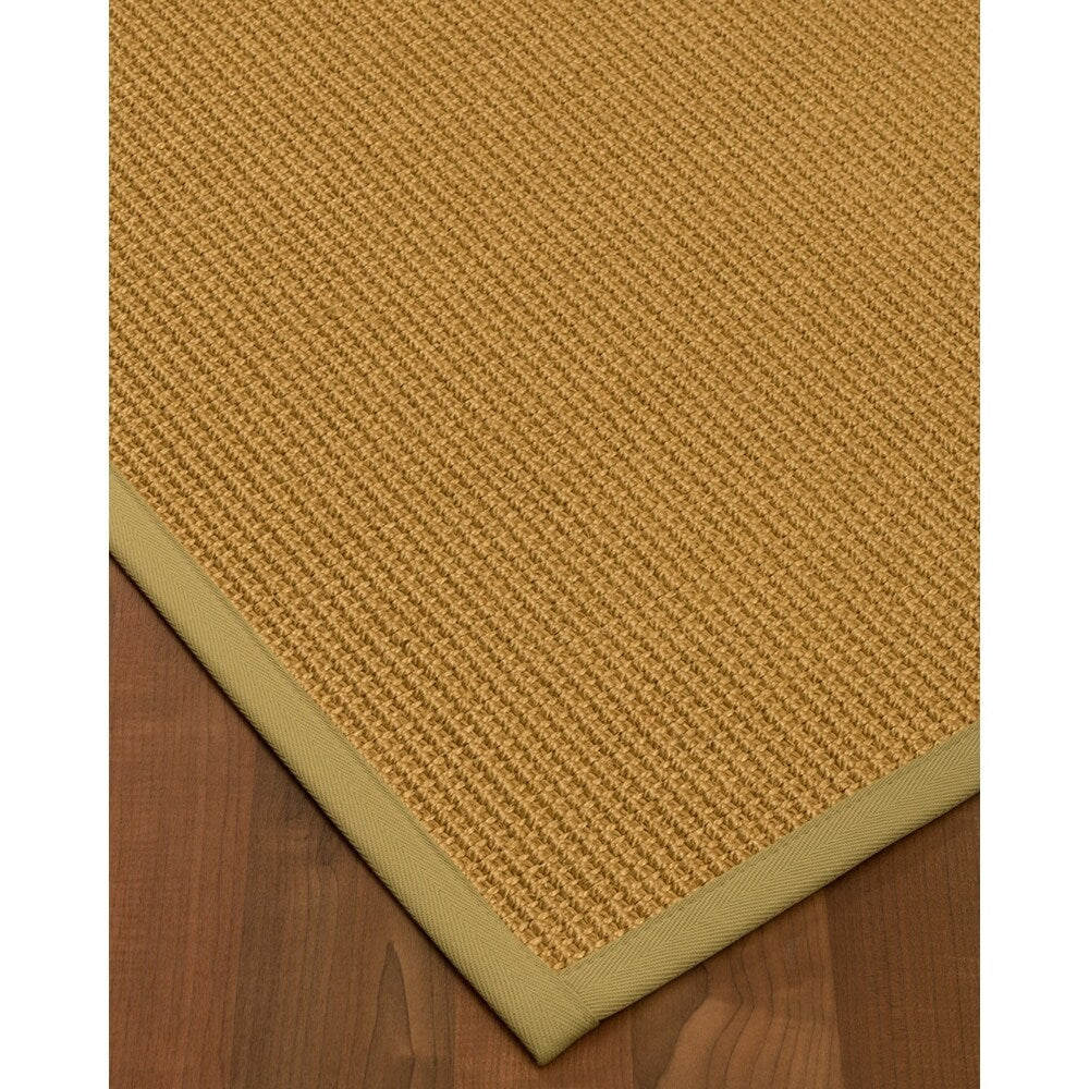 NaturalAreaRugs Devon Sisal Area Rug (4' by 6') Sand Border - 4' x 6'
