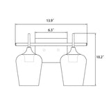Deyidn Modern indoor E26 wall lamps two light - FX-39040D