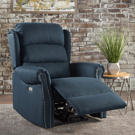 Dezzie Fabric Power Recliner by Christopher Knight Home