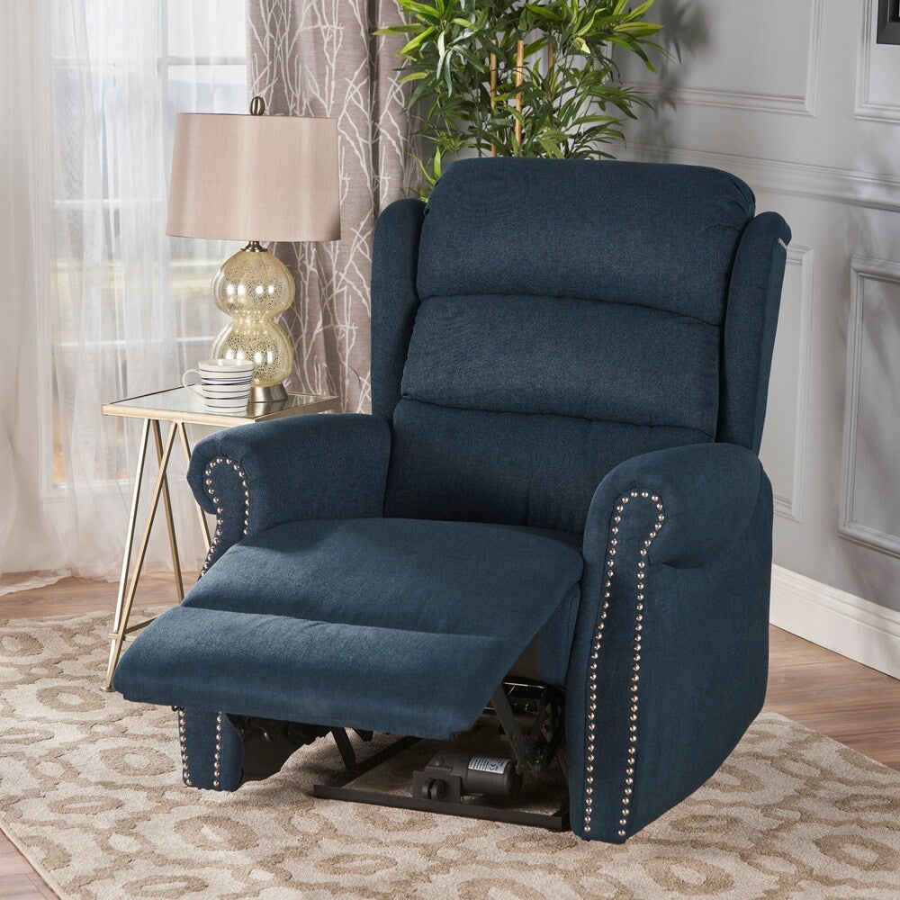Dezzie Fabric Power Recliner by Christopher Knight Home