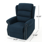 Dezzie Fabric Power Recliner by Christopher Knight Home