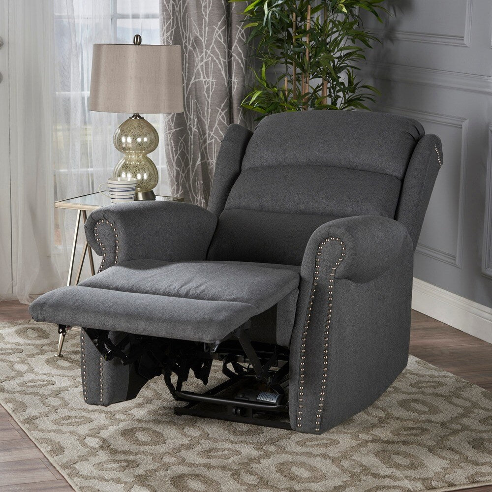 Dezzie Fabric Power Recliner by Christopher Knight Home